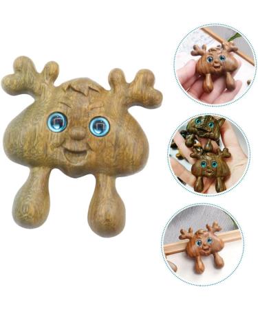 TOVINANNA Massagestab Foot Massage Device | Improve Circulation & Relaxation | Unique Sandalwood Acupuncture Comb - Buy Online on GoSupps.com