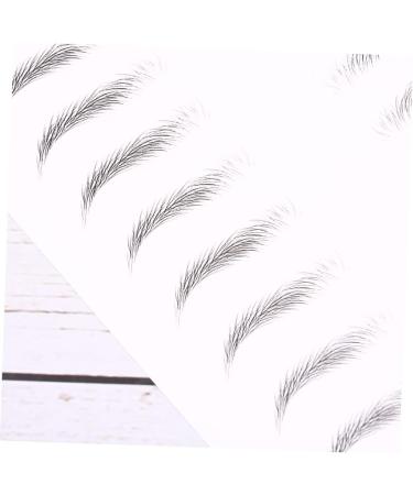 Mikinona 2 Sheets Black Stickers 4d Imitation Eyebrow Tattoos Brow Tatoo Transfer Stickers 3d Tool Artificial - Buy Online on GoSupps.com