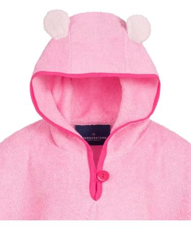 Morning Star Badeponcho 100% Cotton Hooded Baby Bath Towel for Girls & Boys (1-3 Years) - Oeko-Tex Pink Mouse Bathrobe - Buy Online on GoSupps.com