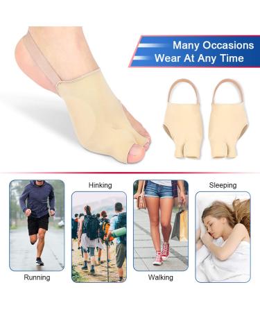 Bunion Corrector Big Toe Straightener - Orthopedic Splint & Gel Pad for Pain Relief Day & Night - Buy Online on GoSupps.com