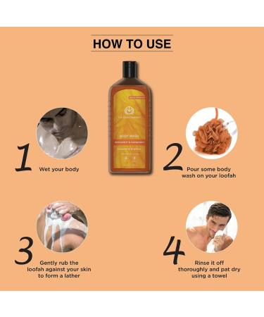 The Man Company Parliamented Shower Gel 200ml | Bergamot & Mandarin for Radiant Skin | Turmeric & Orange Peel Extract | Long-Lasting Fragrance - Perfect Gift - Buy Online on GoSupps.com