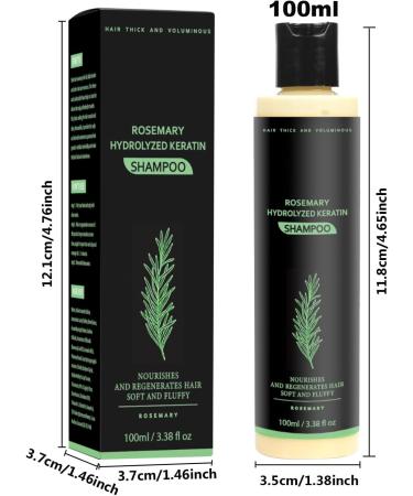 Shampoo For Women 100ml Thickening Conditioning Hair Care Products AntiFlizz Volume Moisturizing Shampoo for Damaged Dry Oily Fine Curly Hair Women and Men Daily Use - Buy Online on GoSupps.com