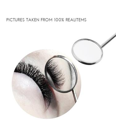 Merkt's Stainless Steel Tooth Mirror with Non-Slip Handle - Removable Mini Mirror for Cosmetic Use & Dental Inspection - Buy Online on GoSupps.com