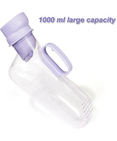 32oz Portable Urinal for Men - Spill Proof Pee Bottle for Camping, Travel, Hospital Bedridden - TPE Spout - Buy Online on GoSupps.com