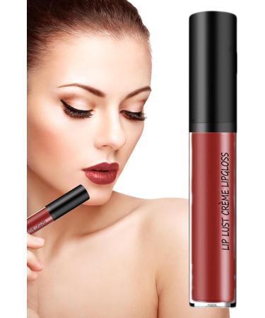 Tuxuseo Hailnrothwad Lipstick 12 shades of cream texture waterresistant creamy lip gloss lightfast longlasting moisturizing velvety liquid lipstick 9 - Buy Online on GoSupps.com