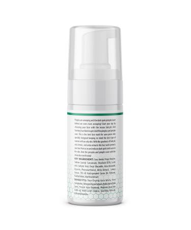 JEZARA Salicylic Acid 2% Foaming Face Wash - Acne & Dark Spot Treatment for Men & Women | Soothes Skin & Prevents Breakouts | 100ML - Buy Online on GoSupps.com