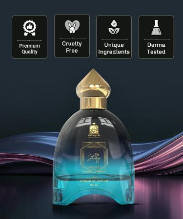 Adil.qadri's The Story Perfume for Men & Women | French Extrait De Parfum | Pear Vanilla Cinnamon & Amber Notes | Long-Lasting Fragrance | Ideal Gift for Him & Her | 50ML - Buy Online on GoSupps.com