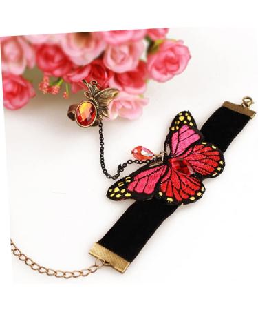 COHEALI 1pc Butterfly Ring Bracelet Rings for Teen Girls Wrist Chain Wristband with Finger Ring Jewelry Miss - Buy Online on GoSupps.com