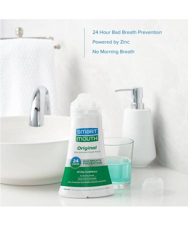 SmartMouth Original Activated Mouthwash Clean Mint 16 oz - Pack of 4 - Buy Online on GoSupps.com