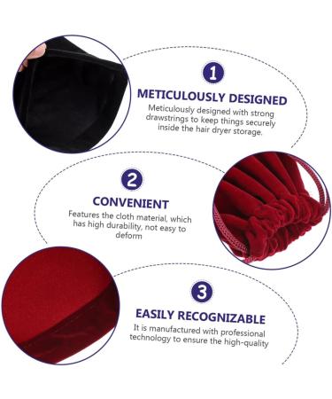 PLAFOPE 4pcs Storage Bag Drawstring Hair Dryer Bag Drawstring Hair Dryer Carriers The Tote Bag Fabric - Buy Online on GoSupps.com