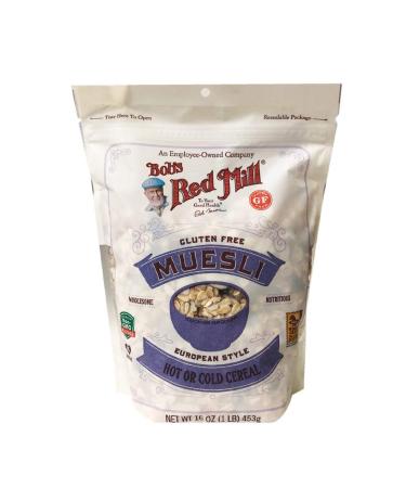 Bob's Red Mill New European Style Hot or Cold Cereal Museli 14oz, 1 Pack (Original) Original 1 Pound (Pack of 1)