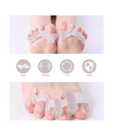 Desenda Gel Toe Spreaders for Plantar Fasciitis Relief | Comfortable Soft Toe Separators for Hammer Toes & Foot Pain - International Shipping Available - Buy Online on GoSupps.com