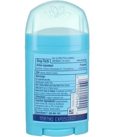 Secret Anti-Perspirant Deodorant Solid Powder Fresh 1.70 oz - Pack of 4 - Buy Online on GoSupps.com