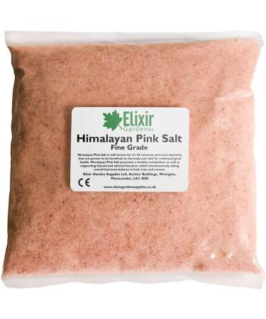 Organic Himalayan Pink Salt 2kg - Fine Grade by Elixir Gardens - Buy Online on GoSupps.com