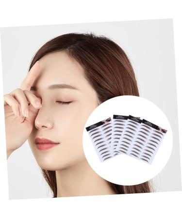 BIUDECO 6d Eyebrows Stickers 4pcs Eyebrow Stickers Water Proof Stickers Eyebrow Makeup 6d Hair-like Eyebrows Stickers 3d Bionic - Buy Online on GoSupps.com