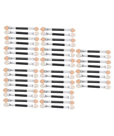 Ipetboom 40pcs Latex Eye Shadow Stick Eyeshadow Sponge Make up Kits Women Makeup Brush Double Sided Miss Tool