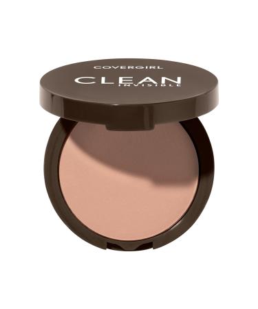 Covergirl Clean Invisible Pressed Powder  Lightweight  Breathable  Vegan Formula  Creamy Beige 150  0.38oz - Buy Online on GoSupps.com
