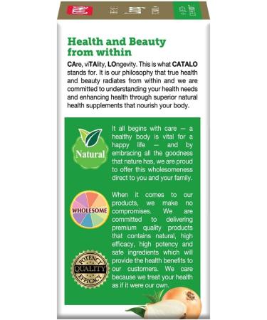 CATALO Lung Defense Formula - Quercetin & Green Tea Extract Take 2-3 Capsules Daily 60 Plant-Based Capsules - Buy Online on GoSupps.com