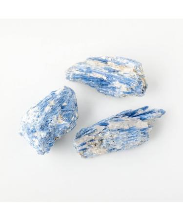 Room Decoration Natural Quartz Cyanite Stripe Crystal Raw Stone Gemtsone Irregular Blue Kyanite Rough Stone Specimen (Size : 300-350g) - Buy Online on GoSupps.com