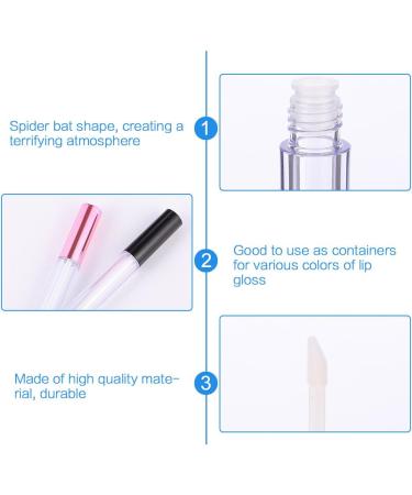 Homoyoyo 10pi ces Tube de Gloss Contenant Cosm tique Vide Flacons Rechargeables pour Gloss Tube Vide pour Flacon pour L vres - Buy Online on GoSupps.com