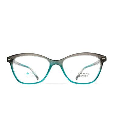 Reading glasses for women Venice SHINE vintage and modern diopters: 1 to 3.5 (+2.50 grey green) +2.50 grey green