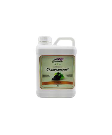 Grape seed oil refined 5 liters in a canister for massages packs Ayurveda massage oil body oil massage product base oil