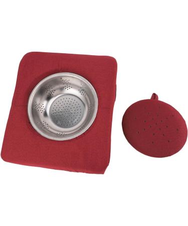 Moxibustion Cushion Set - Temperature Adjustable Anti-Brewing Linen-Sponge Easy to Clean Multi-Functional Stool in Red - Buy Online on GoSupps.com