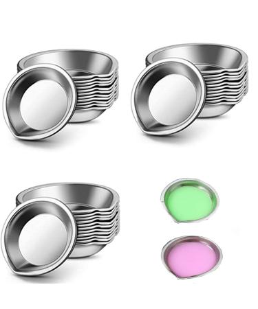 18-part make-up tray stainless steel small palette metal color for color make-up mixed colors oily painting on a water-based