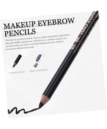 OHPHCALL 16 Pcs Pencil Sharpener Eyebrow Pencil Eye Brow Pencils for Women Makeup Pencils Black 1 count (Pack of 1) Blackx2pcs - Buy Online on GoSupps.com