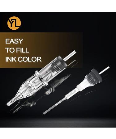 Yuelong 100pcs Disposable Cartridge with Membrane Mix Round Liner 3RL-11RL - 100pcs - Buy Online on GoSupps.com