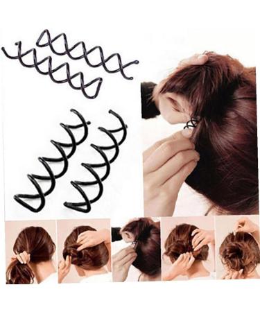Zonster 10-Piece Spiral Bobby Pins - Rotating Screw Hair Clips for Perfect Bun Hairstyles - Mini Spin Clips with Rounded Tips - No Scratch Hair Detention for DIY Styles - Buy Online on GoSupps.com