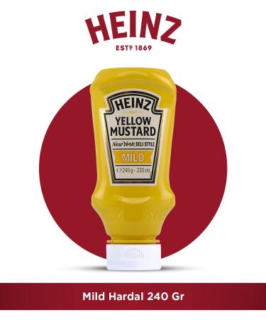 Heinz Mild Yellow Mustard 240g (Pack of 2) - Buy Online on GoSupps.com