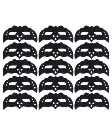 FRCOLOR 100 Sheets Bamboo Charcoal Black Eye Mask Paper Non Woven Eye Diy Eye Paper Masks Cold Eye Patch Sleeping Mask Professional Eye Mask Nonwoven Supplies Major Travel