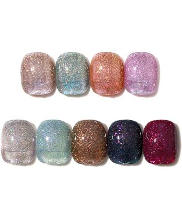 15ML DIY Nail Varnish Shiny Diamond Gel Manicure Gel Nail Polish Glitter Nail Gel Sequins Gel Nail Nail Phototherapy Gel - (Color: 2) - Buy Online on GoSupps.com