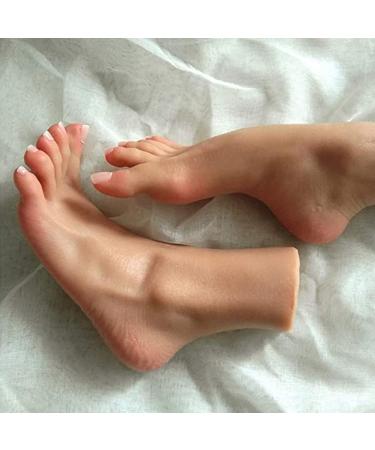 TDHLW Silicone Feet for Jewelry & Nail Art - Life Size Model for Exhibitions & Practice - Customizable Toenails - Shop Now - Buy Online on GoSupps.com
