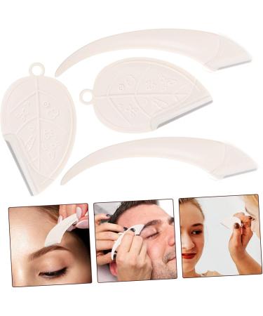 SESESFOUFU 4-Piece Ergonomic Eyebrow Hair Remover Set | Manual Face Razor & Beauty Tools for Women | ABS Eyebrow Comb - Buy Online on GoSupps.com
