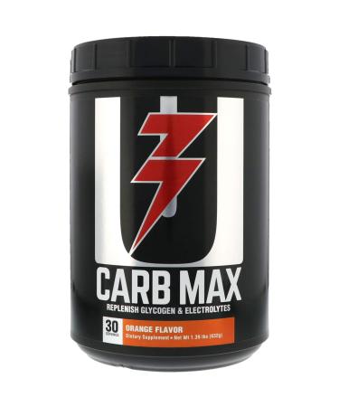 Universal Nutrition Carb Max Replenish Glycogen & Electrolytes Orange 1.39 lb (632 g)