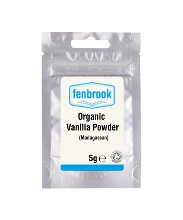 Organic Vanilla Powder (Madagascan) 5g | Certified Organic by Fenbrook Organic