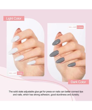 CHARMARK Solid Nail Gel - 30g UV Cured Nails Glue for Press-On & Acrylic Nail Tips | Long-Lasting Manicure Adhesive - Buy Online on GoSupps.com