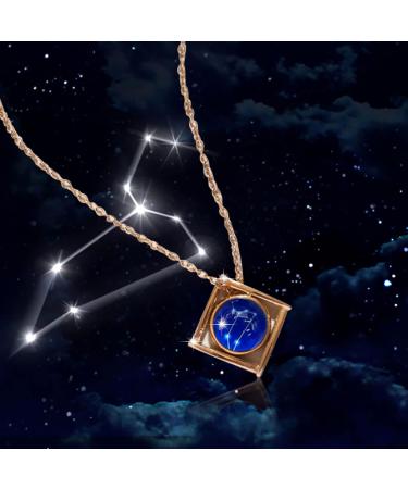 Women's Map Pendant Twelve Necklace Constellation Wild Necklace Simple Personality Clavicle Star Necklaces & Pendants Simulated Diamond Initial Necklace (K One Size) - Buy Online on GoSupps.com