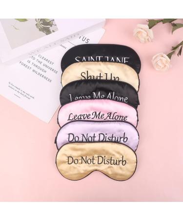 Soft Silk Funny Sleep Mask - Adjustable Strap Blackout Blindfold for Women Men - Perfect for Travel, Nap, Meditation - One Color - Buy Online on GoSupps.com