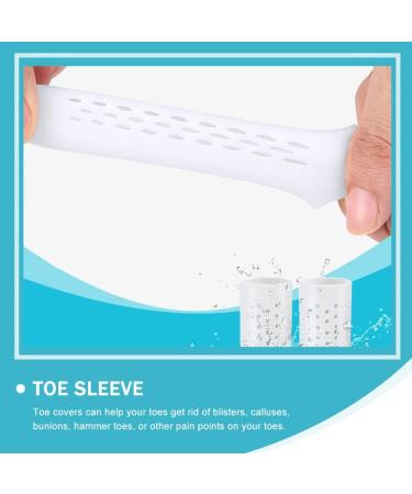 Minkissy 6 Pairs Callus and Corn Protectors for Men - Breathable Toe Caps for Blister and Callus Relief - Wear-Resistant and Elastic - 4.5x2.2cm - Buy Online on GoSupps.com