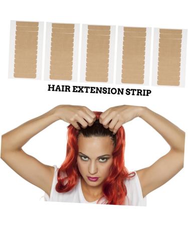 FRCOLOR 6 Sheets Double-sided Tape Wig Toupee Hair Bands Hair Ribbon Tape Hair Extensions Tape for Hair Extensions Hair Extension Tape Double Sided Double Sided Tape Bangs Adhesive - Buy Online on GoSupps.com