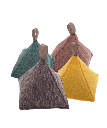 Mikinona air purification bag Desodoring aid for the wardrobe pyramid wood coal bag made of sack linen from new house-fresh coal bag from bamboo air