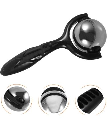 Patkaw Stainless Steel Facial Scooter & Ice Cream Cooling Ball Roller - Face & Eye Massager for Swelling Relief - Buy Online on GoSupps.com