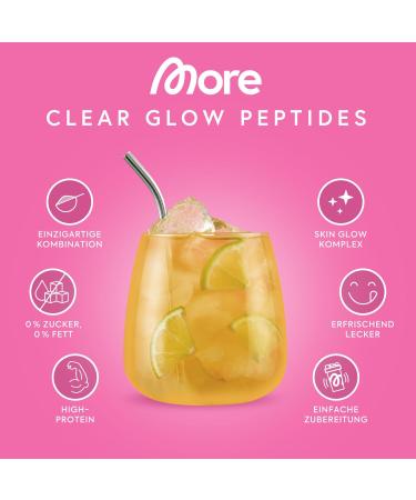 More Clear Glow Peptides - Watermelon 600g | Boosts Muscles Skin Joints & Ligaments | Premium Quality Made in Germany - Buy Online on GoSupps.com