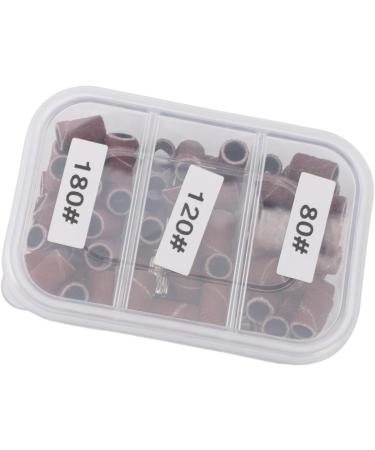 Nail Art Sanding Caps 80 Grit 120 Grit 180 Grit Nail Drill Bits Sanding Bands for Foot Care - Buy Online on GoSupps.com