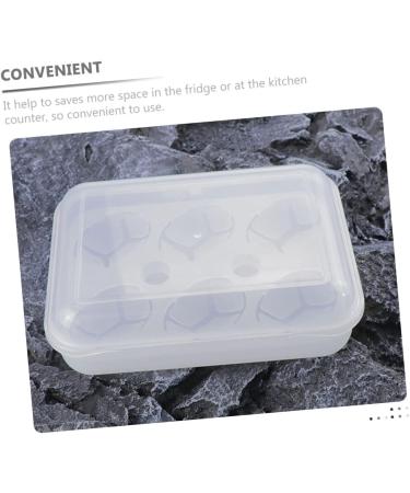 Yardenfun Box Pressure-proof Egg Carton Refrigerator Eggs Camping Fridge Egg Bins Egg Tray Desktop Accessories - Buy Online on GoSupps.com