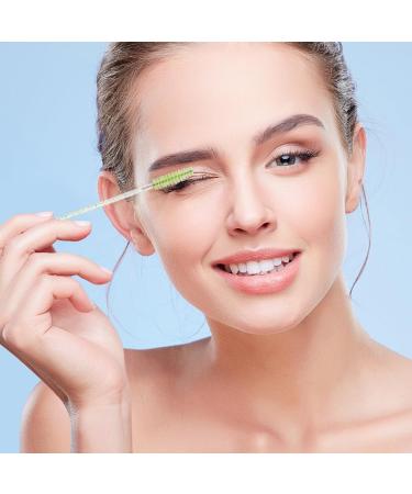 XPP Disposable Eyelash Brushes 100PCS - Crystal Green Mascara Wands for Brow Spoolie and Castor Oil Application - Buy Online on GoSupps.com