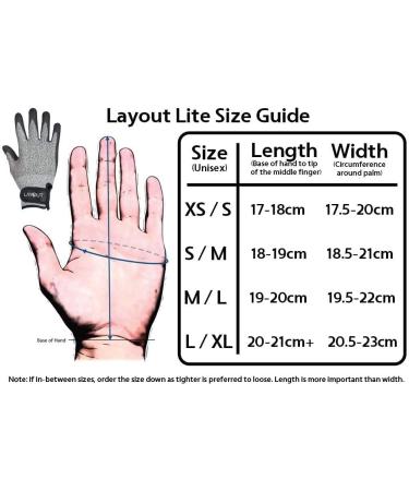 Layout Lite Ultimate Frisbee Gloves - Seamless Design - Medium-Large (One Pair) - Buy Online on GoSupps.com